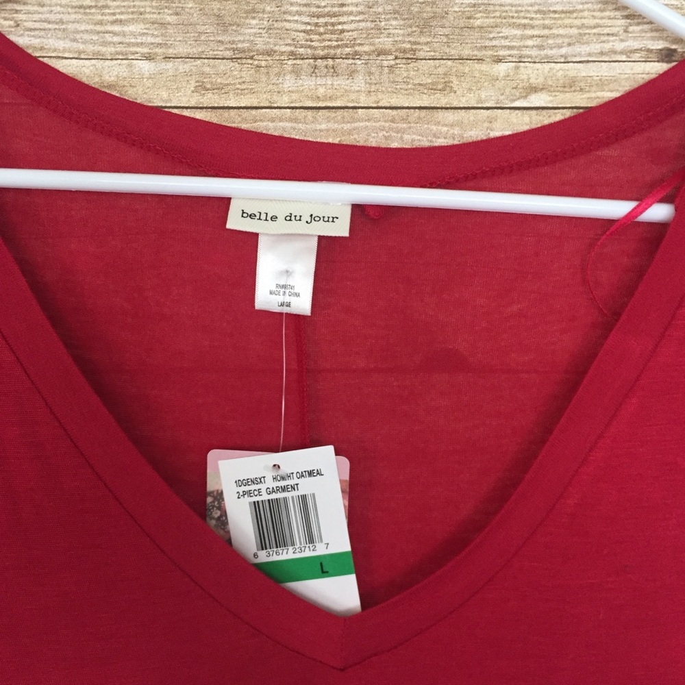 NWT Belle Du Jour Top Size Large - Picture 3 of 5